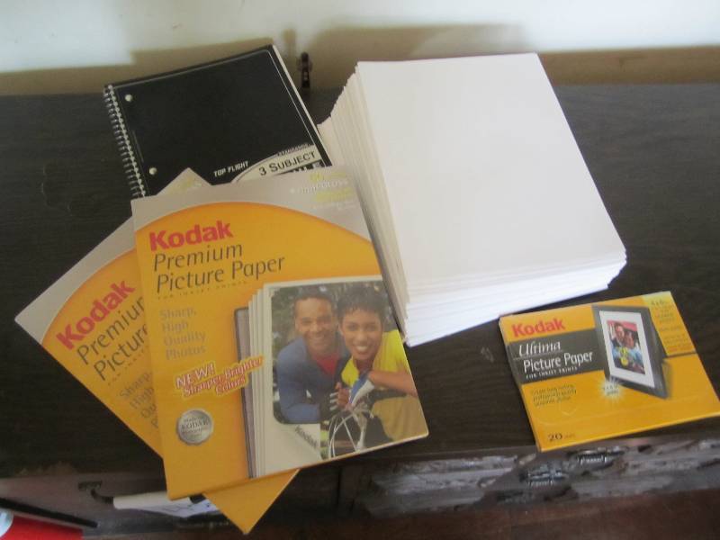 lot 458 image: Lot of printer and photo paper...