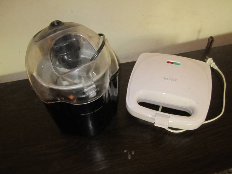 lot 472 image: Waffle maker and Ice Cream maker...