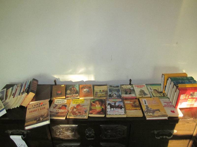 lot 491 image: Lot of books, Zane Grey, Louis Lamo...