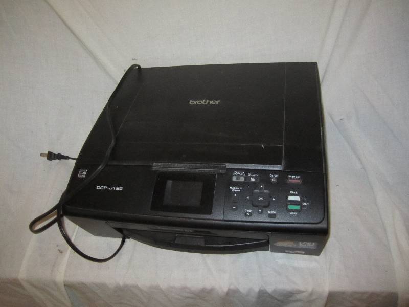 lot 654 image: Brother DCP J125 printer scanner co...