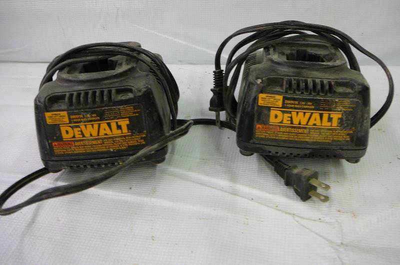 7.2 V TO 18 V DEWALT CHARGERS