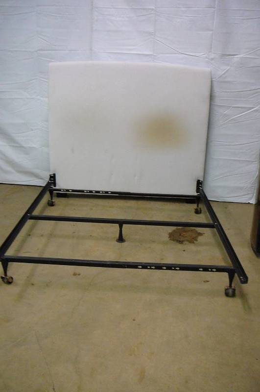 lot 18 image: HEADBOARD & BED FRAME