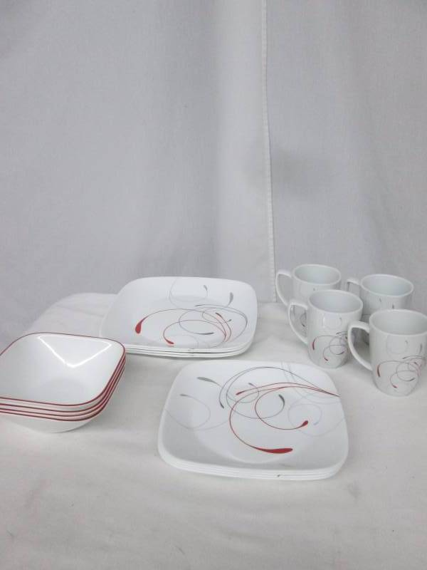 Corelle Square Splendor 16-pc. Dinnerware Set