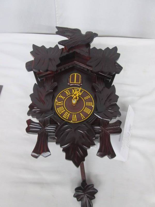 Pendulum Cuckoo Wall Clock - Cherry