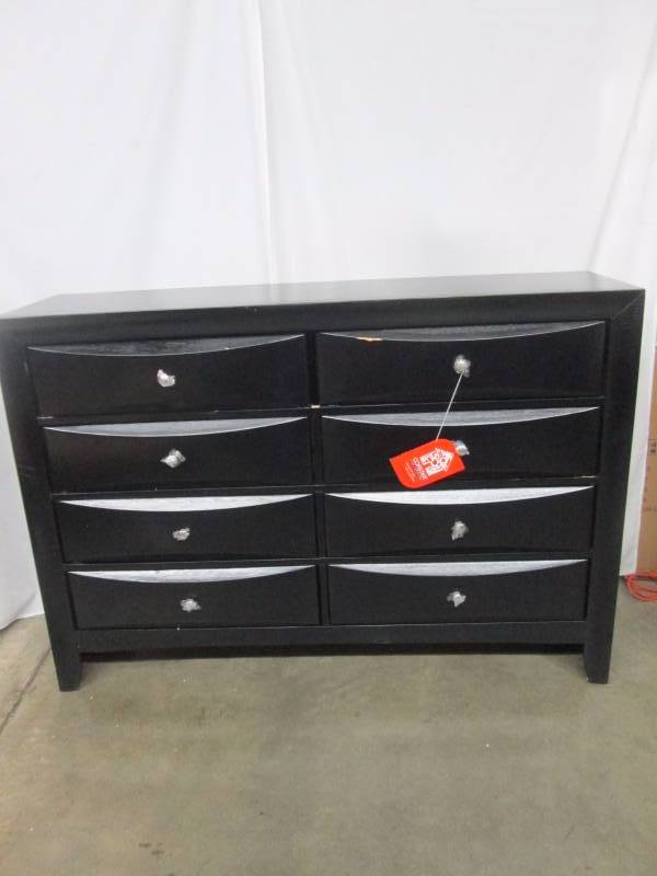 Briana 8-Drawer Dresser - Black