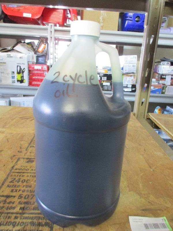 Gallon of 2 cycle oil