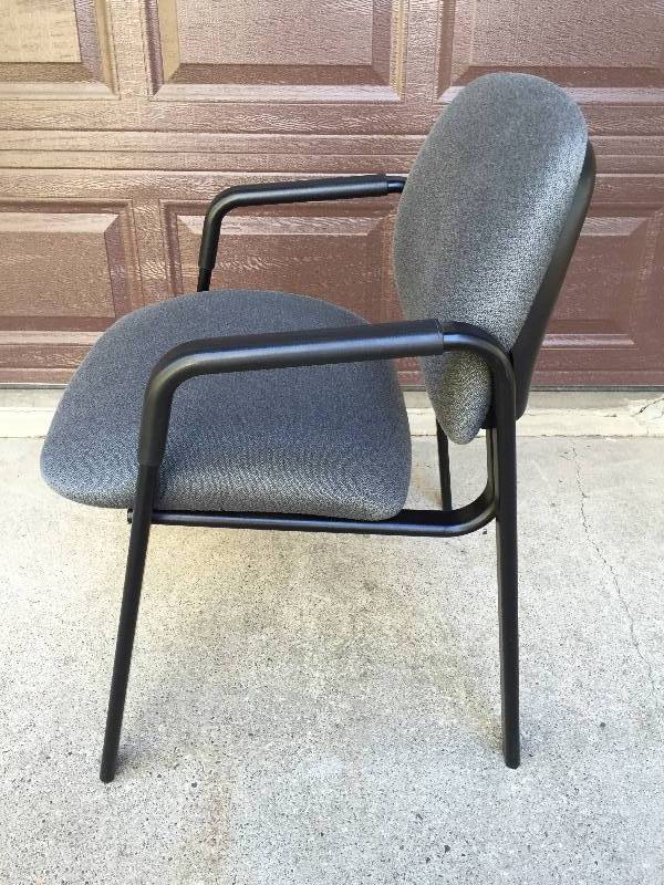 lot 1 image: HON Solutions Seating 4000 Series Office Reception Guest Chair HON Home Office Side Chair #1 Super Condtion Retails For $150.00 New 23x24x33