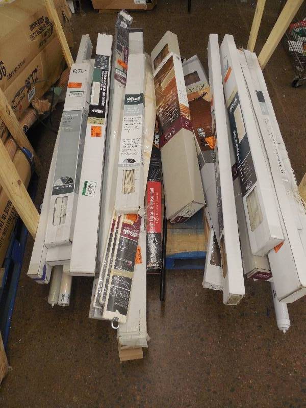 lot 56 image: MASSIVE LOT OF WINDOW BLINDS