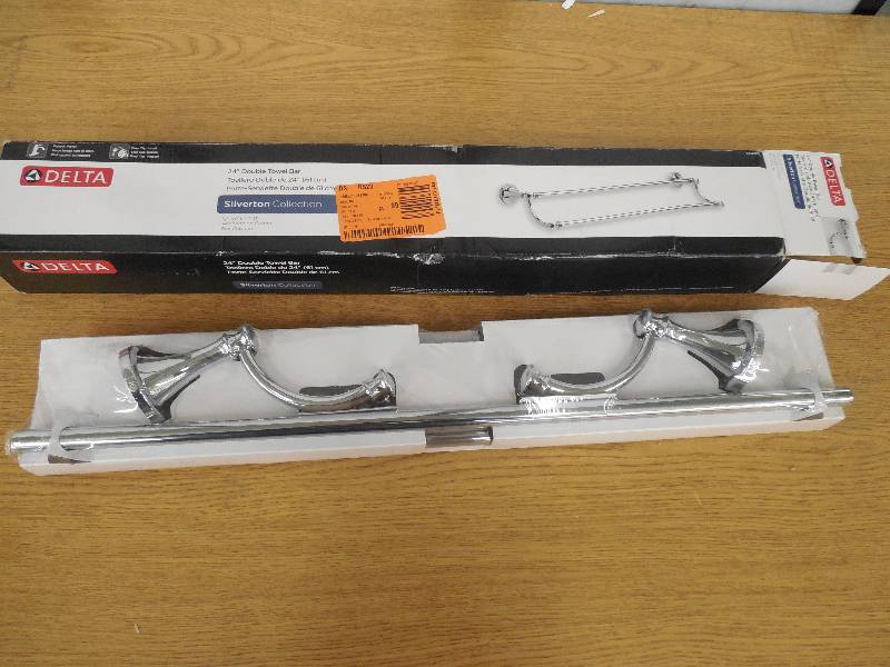 lot 74 image: DELTA 24 DOUBLE TOWEL BAR
