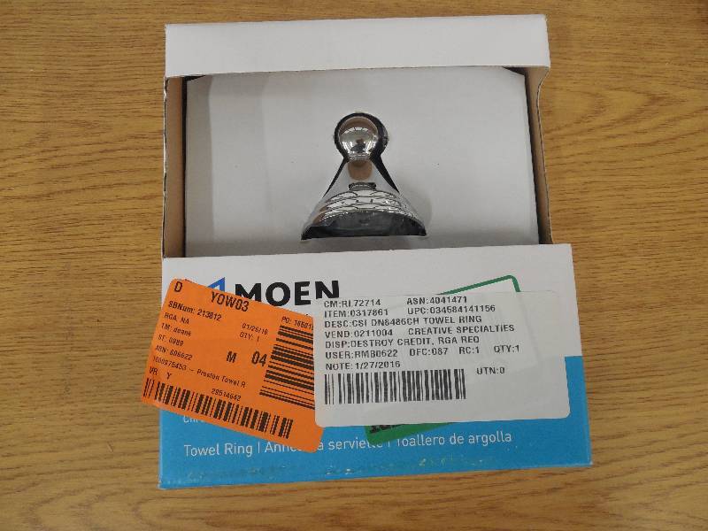 lot 76 image: Preston Towel Ring in Chrome
