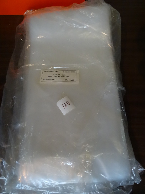 lot 128 image: Poly Bags