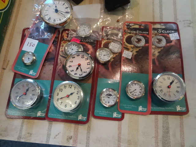 lot 150 image: Misc. Clocks