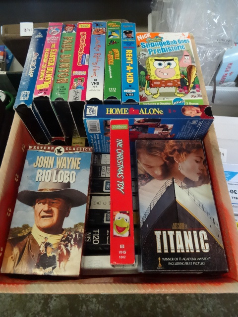 lot 190 image: Misc. VHS Tapes