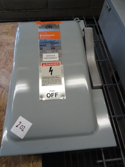 lot 202 image: Enclosed Switch