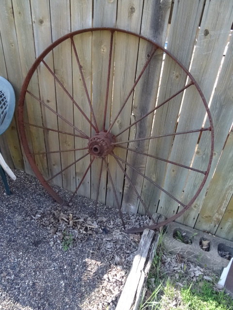 lot 164 image: Steel Wheel