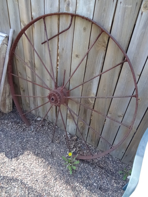 lot 165 image: Steel Wheel