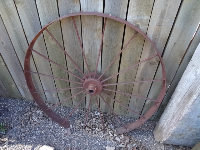 lot 166 image: Steel Wheel
