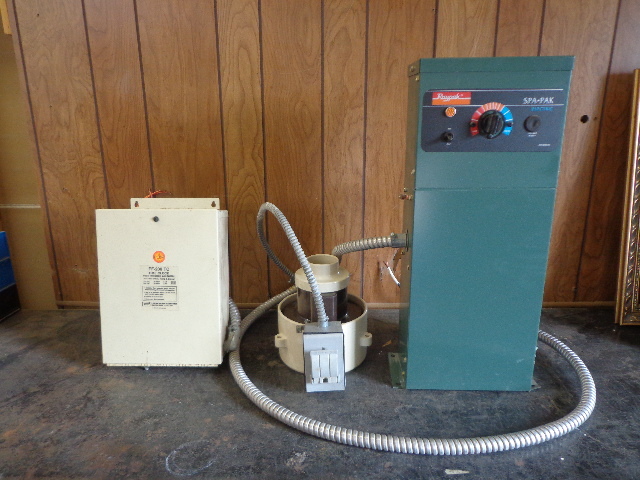 Electrical Ray Pak Spa-Pak, Santana Mini - Blower & FF - 200 TC Time Clock