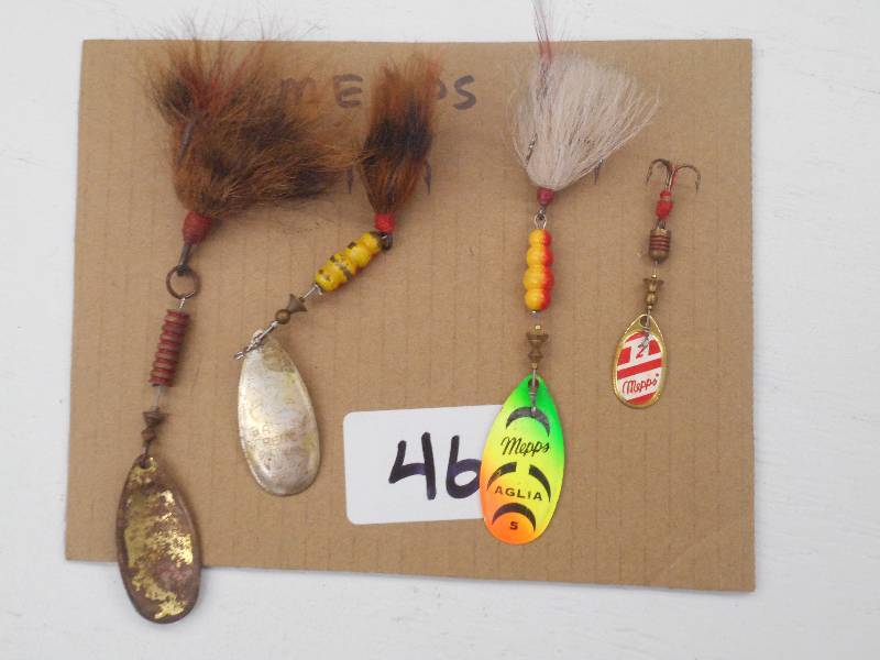 lot 46 image: Lot Of (4) Assorted Mepps Spinner L...