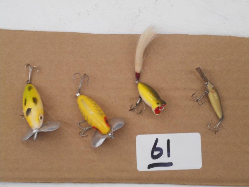 lot 61 image: Lot Of (4) Topwater Lures ...
