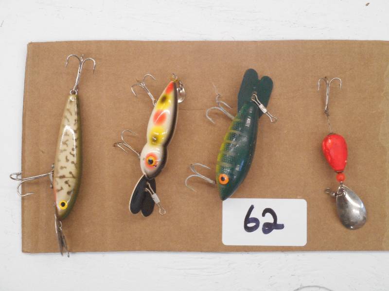 lot 62 image: Lot Of (4) Assorted Lures ...