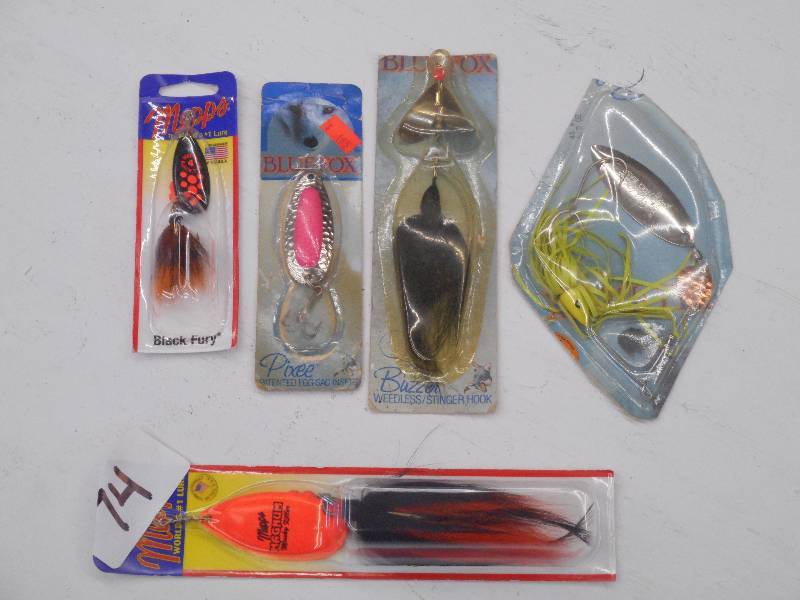 lot 74 image: (5) Assorted New-In-Package Lures ...