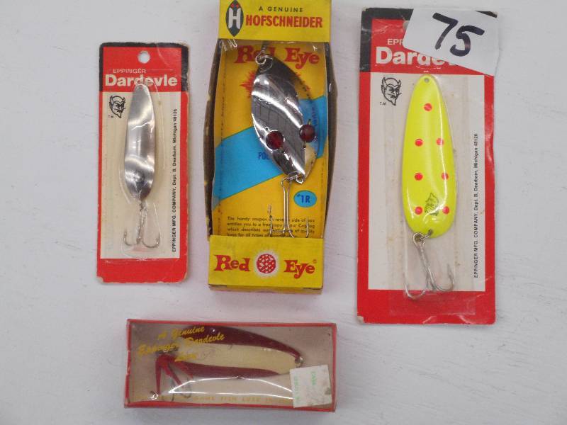 lot 75 image: (3) Assorted New-In-Package Lures ...