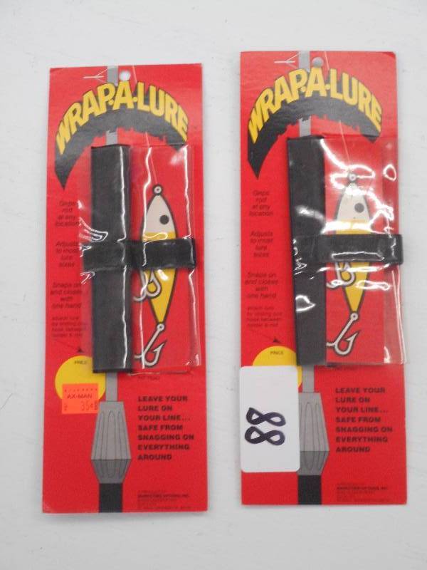 lot 88 image: Lot Of New Wrap-A-Lure Rod-Mount Lu...