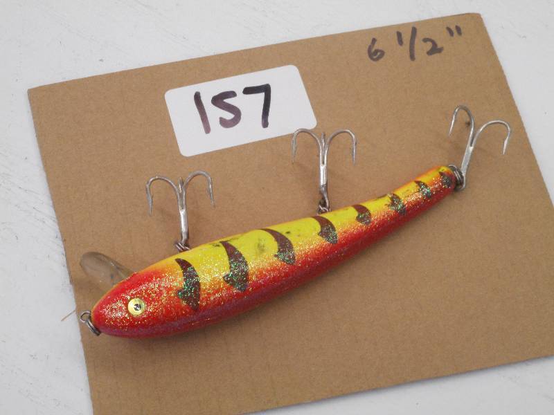 lot 157 image: (1) 6.5 Muskie Crankbait Lure ...