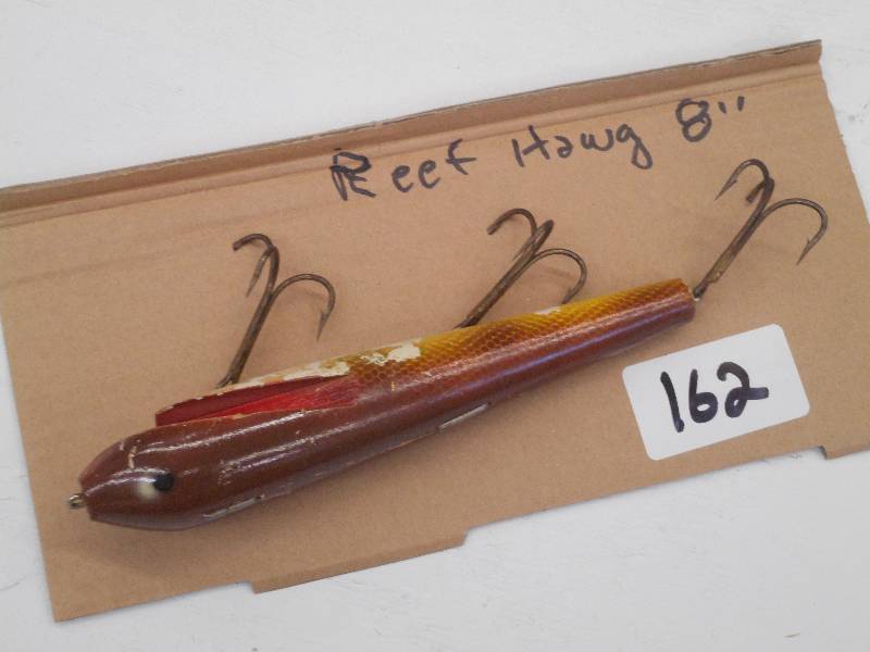 lot 162 image: (1) 8 Reef Hawg Muskie Lure ...
