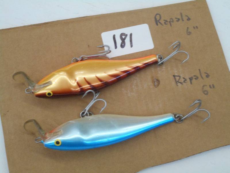 lot 181 image: (2) 6 Rapala Muskie Lures ...