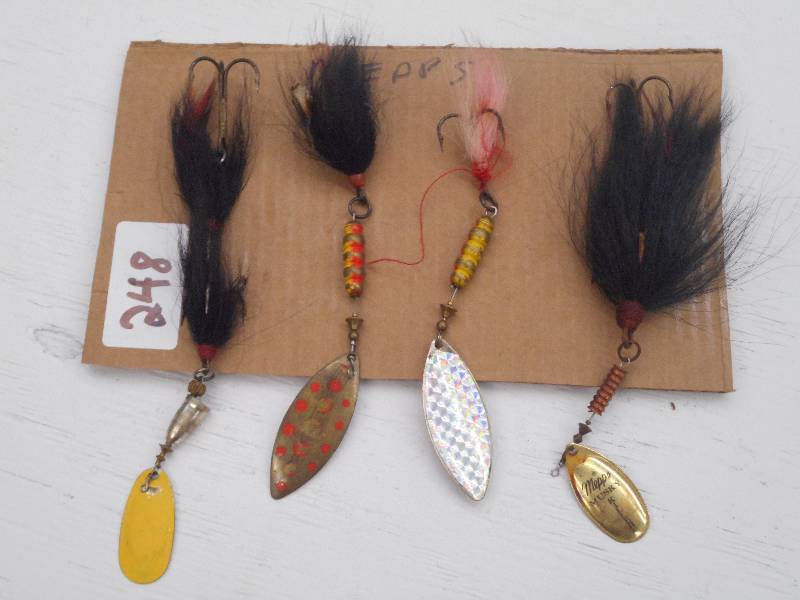lot 248 image: (4) Assorted Mepps Muskie Spinner L...