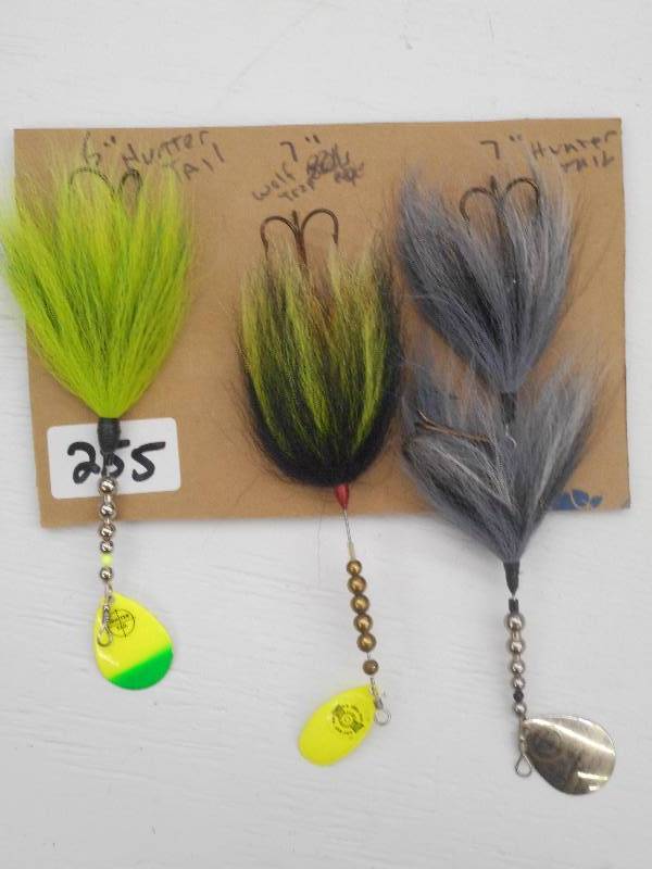lot 255 image: Lot Of (2) 7 & (1) 6 Muskie Spinn...