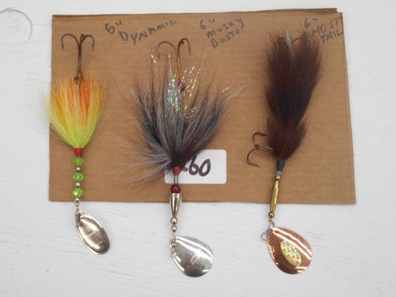lot 260 image: (1) 6 Ghost Tail, (1) 6 Musky Bus...