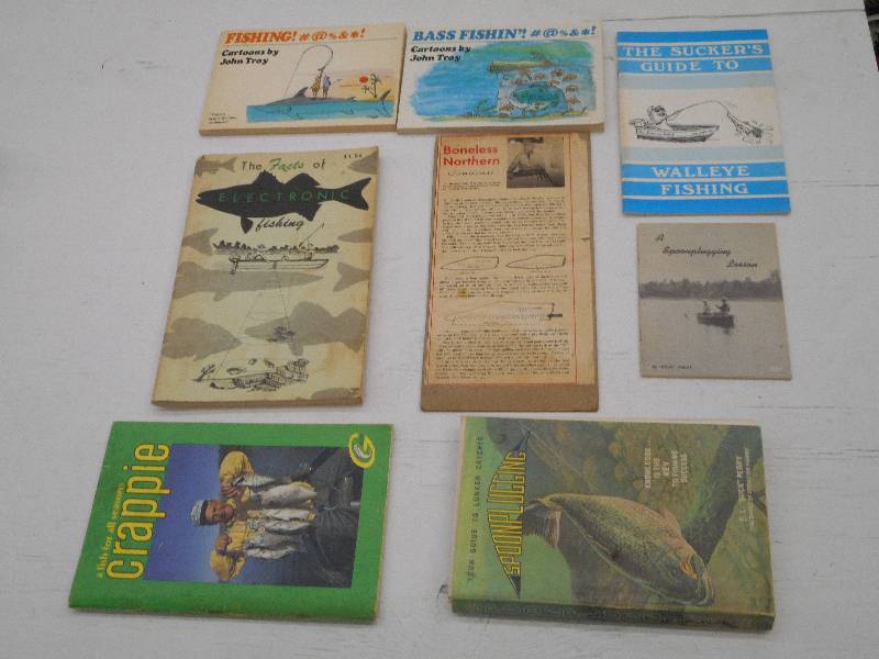 lot 288 image: Lot Of Assorted Fishing Books, Maps...