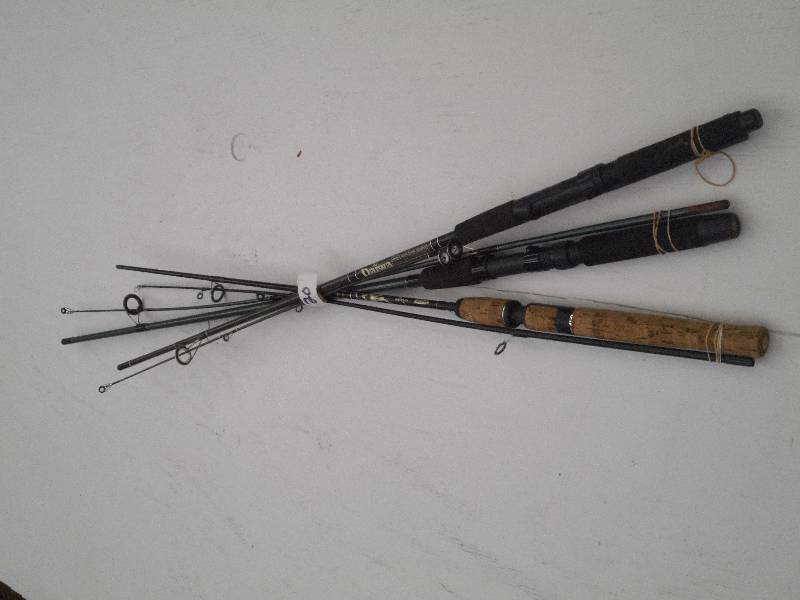 lot 20 image: Lot Of (3) 2-Piece Spinning Rods ...