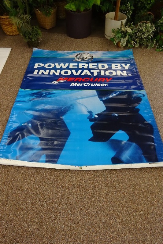 lot 14 image: Vinyl Powered Innovation Mercury Mercruiser