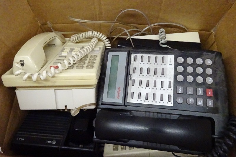 lot 156 image: Box of office phones