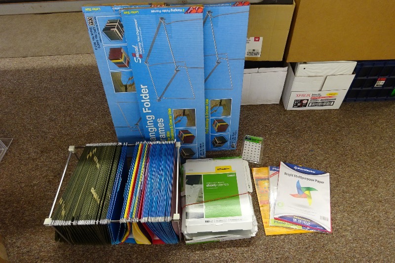 lot 170 image: Folder holders, hanging folder frames