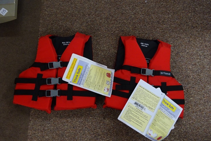 lot 178 image: 2 Air Head Life Vests