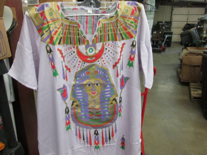 Egyptian print dress XXL...