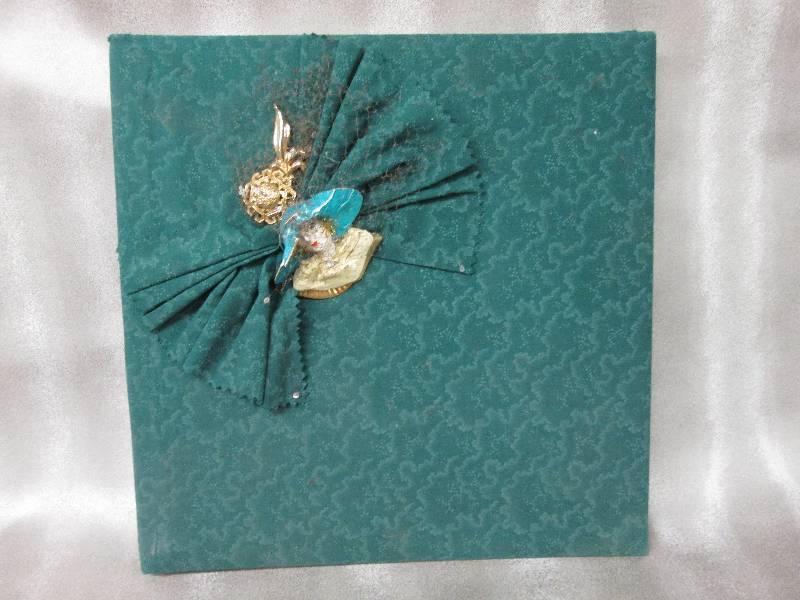 Fabric covered photo album...