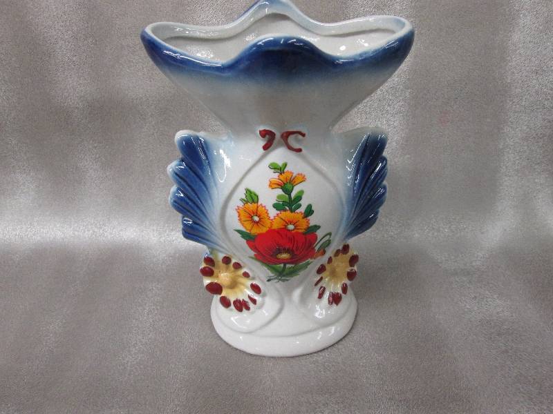 Flowered Vase Made in Brazil...