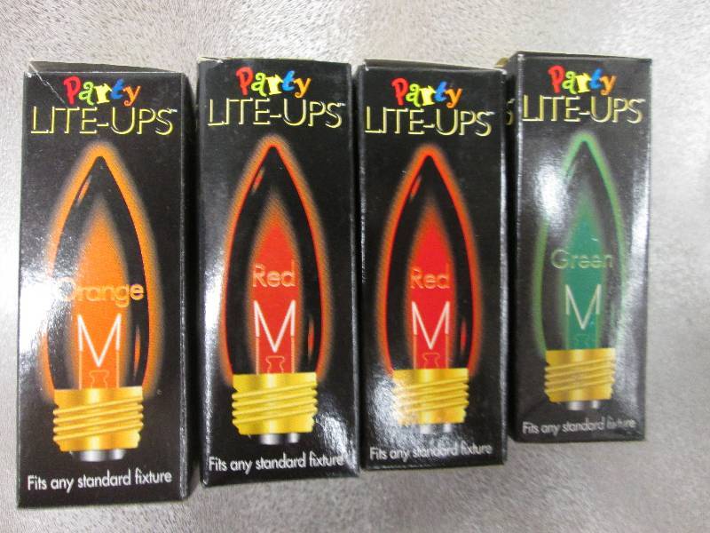 Party Lite-Ups light bulbs Lot of 4...
