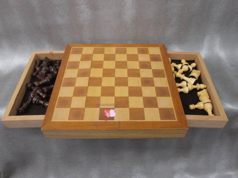 Chess set with drawers...