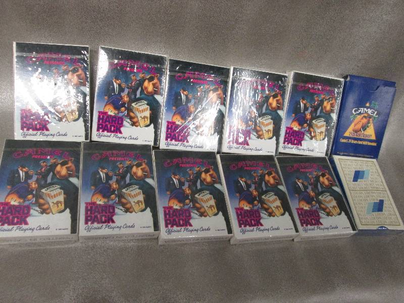 Lot of 12 Cigarette themed decks of...
