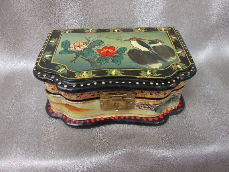 Ornate jewelry box 6x4 12 inch...