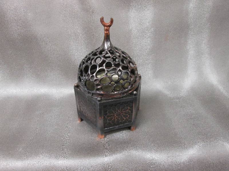 Dome shaped incense burner 6 12 in...