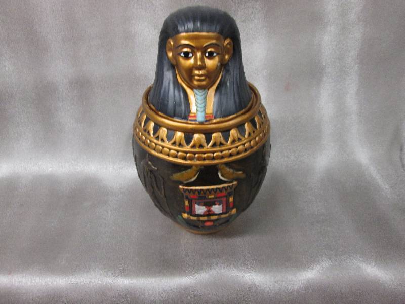 Egyptian themed urn...