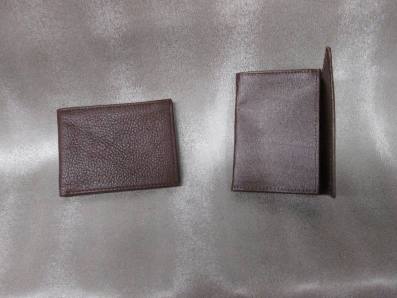1 Brown Tri-Fold, 1 Bi-Fold Wallet...